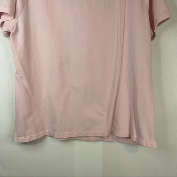 CROFT & BARROW® Essential Classic Short Sleeve Polo Shirt Light Pink Size XL - Picture 11 of 12